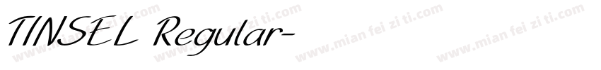 TINSEL Regular字体转换
